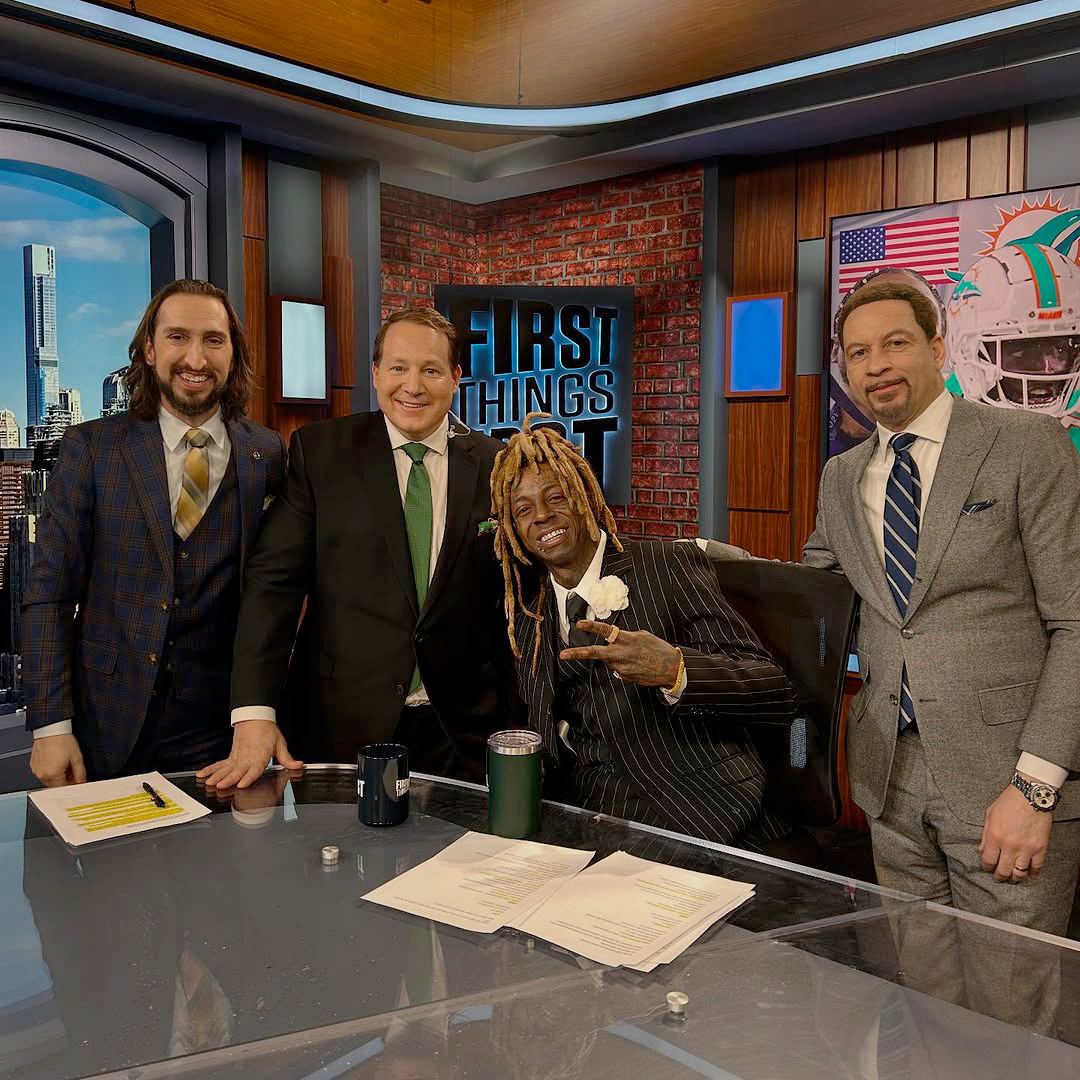 Lil Wayne Co-Hosts First Things First With Nick Wright & Chris Broussard