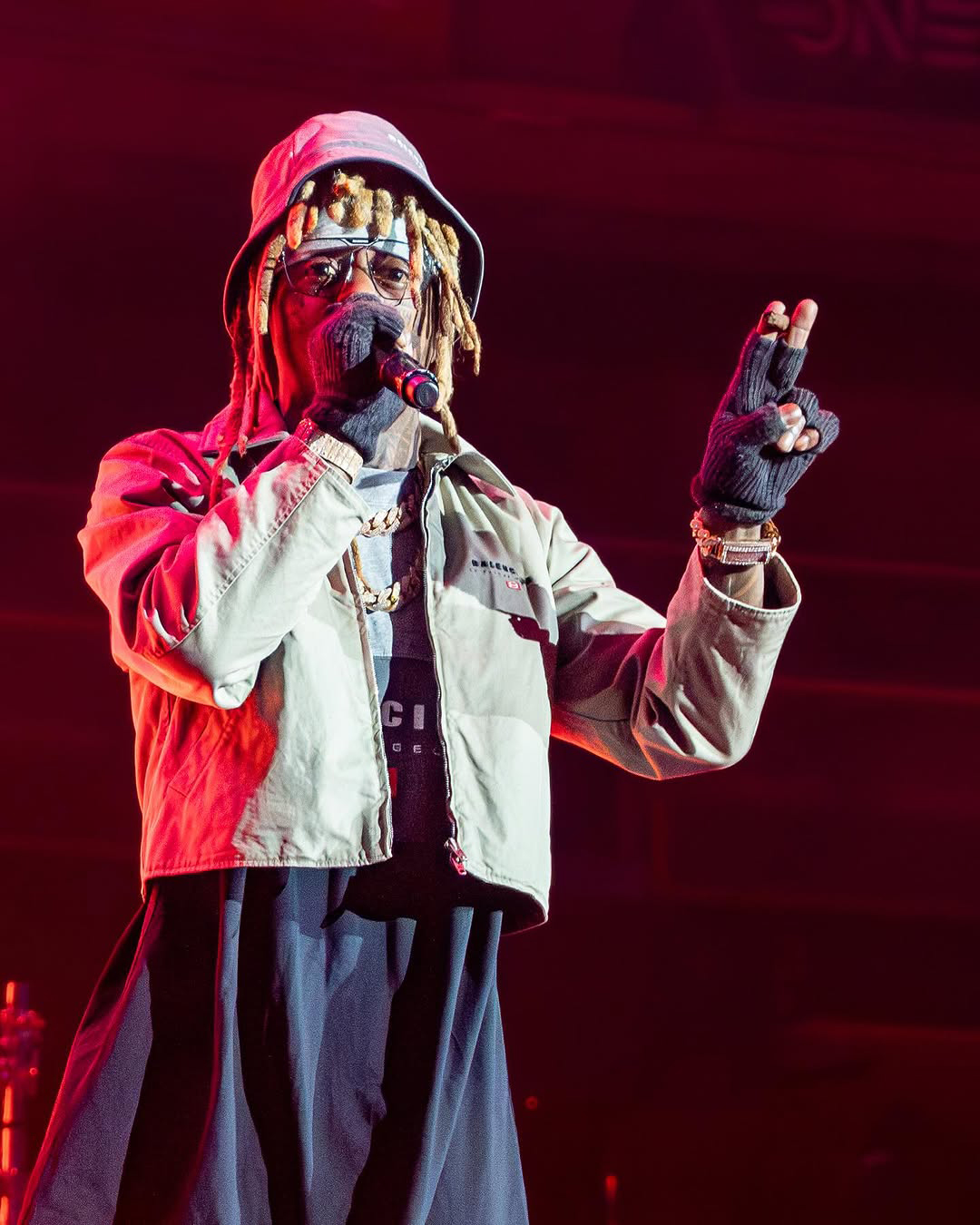Lil Wayne Puts On A Live Concert In Indiana On His Mini Tour