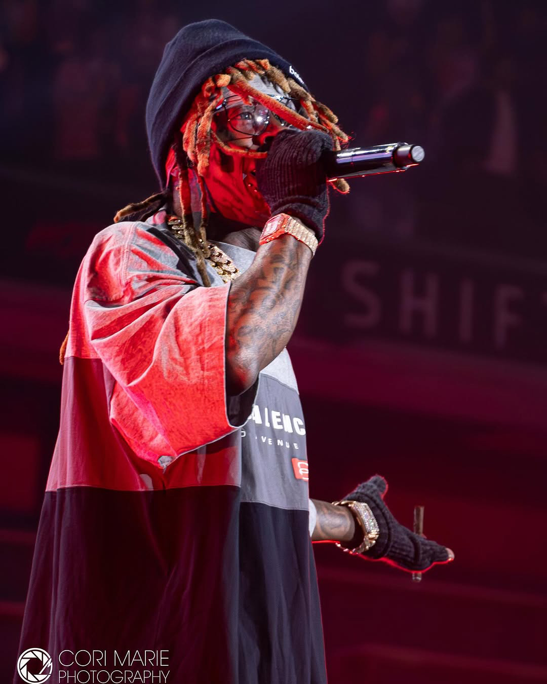 Lil Wayne Puts On A Live Concert In Indiana On His Mini Tour