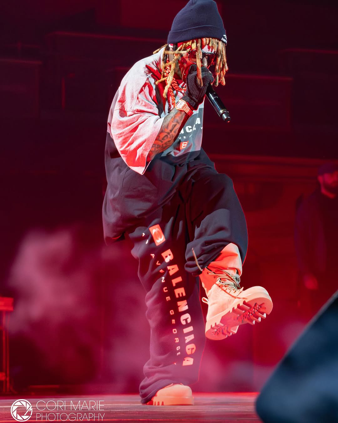 Lil Wayne Puts On A Live Concert In Indiana On His Mini Tour