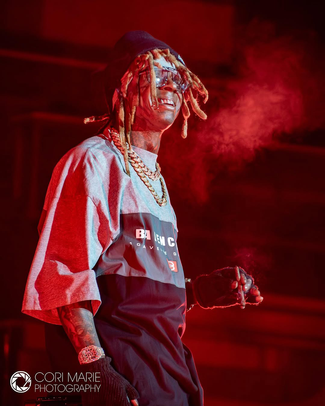 Lil Wayne Puts On A Live Concert In Indiana On His Mini Tour