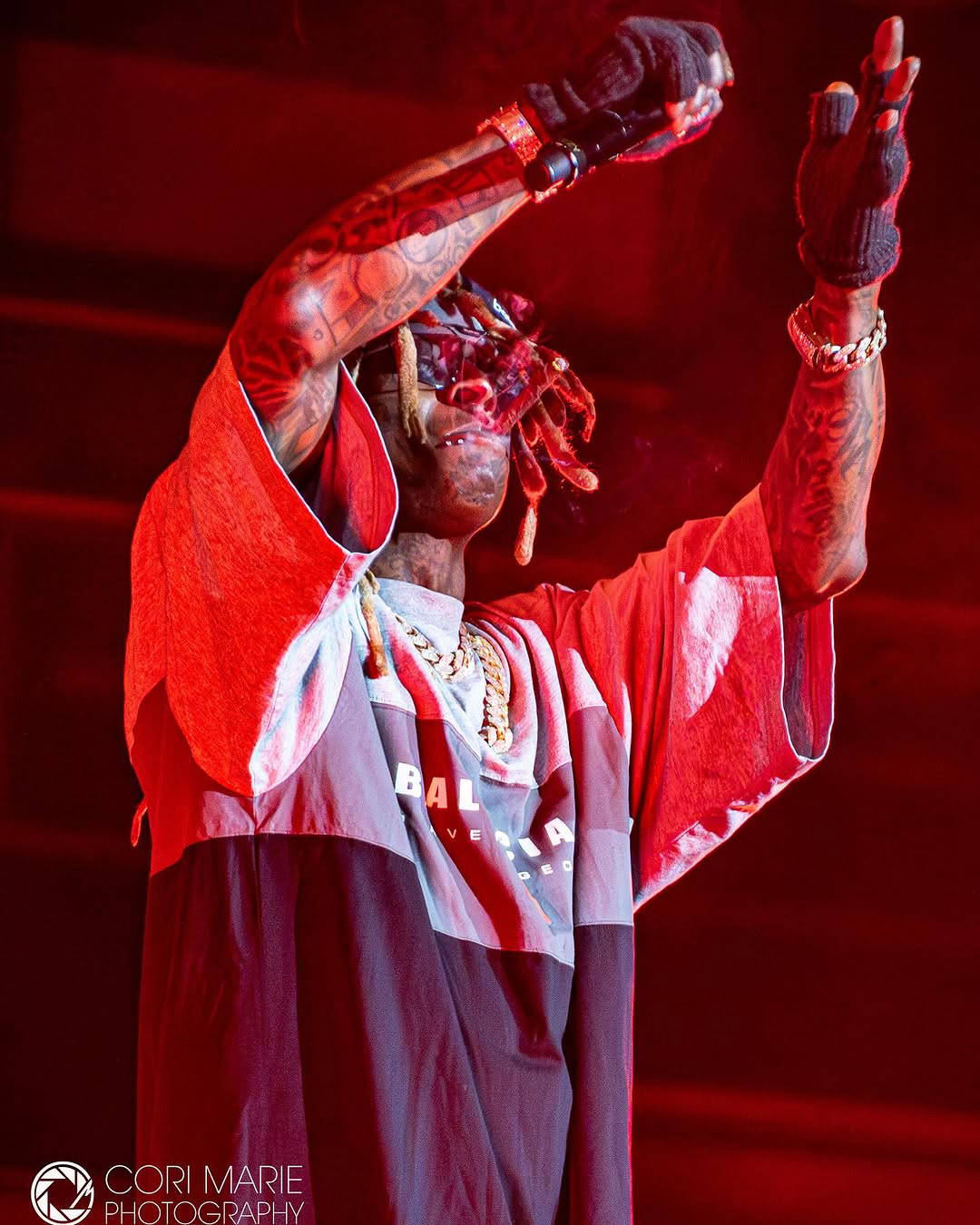 Lil Wayne Puts On A Live Concert In Indiana On His Mini Tour