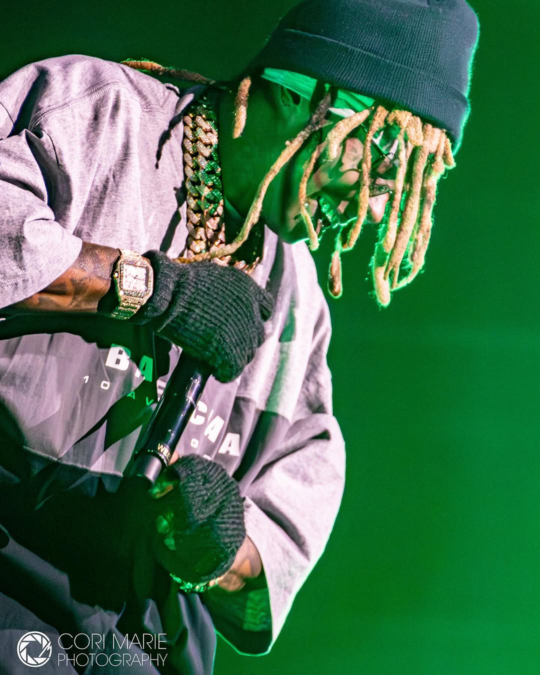 Lil Wayne Puts On A Live Concert In Indiana On His Mini Tour