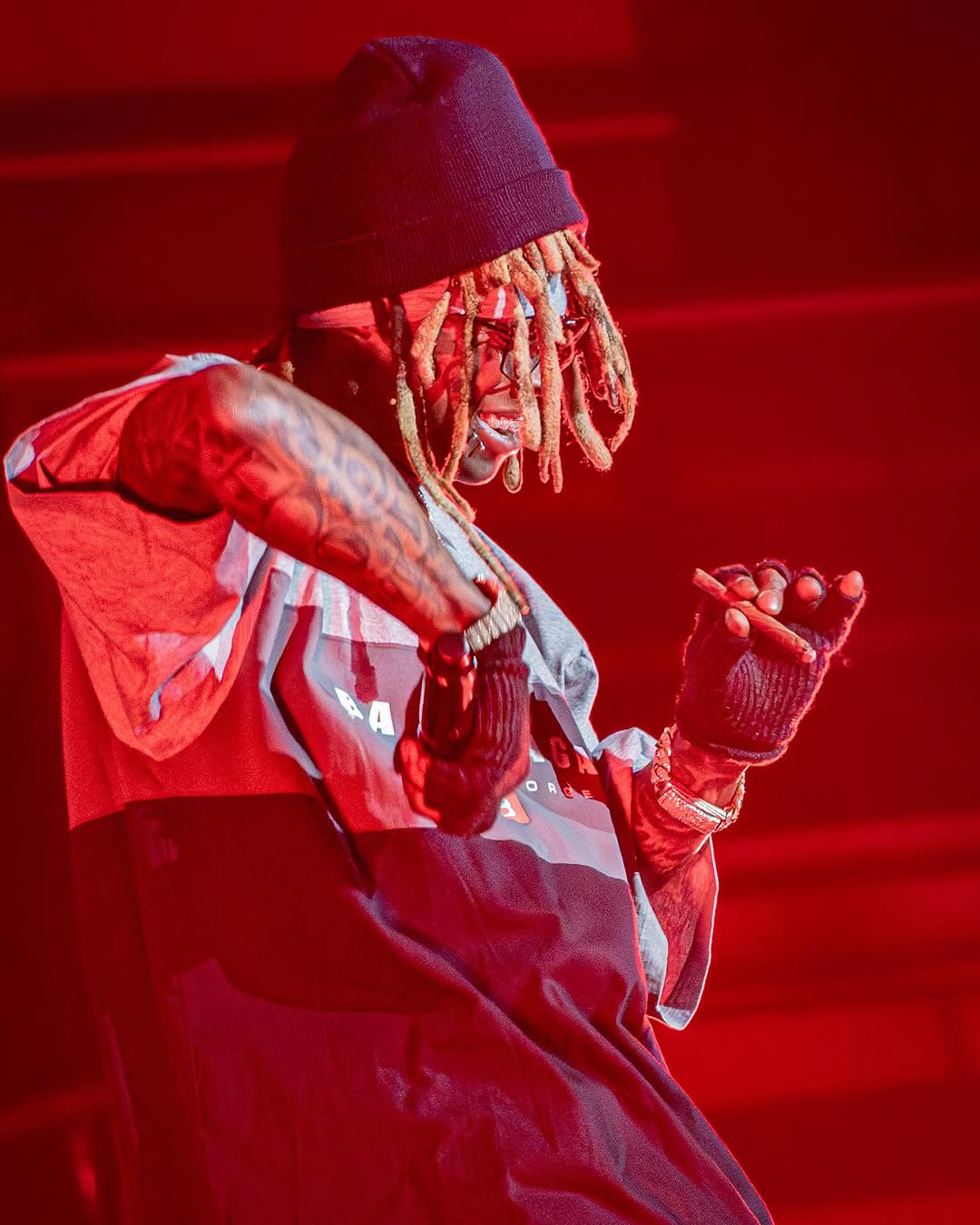 Lil Wayne Puts On A Live Concert In Indiana On His Mini Tour