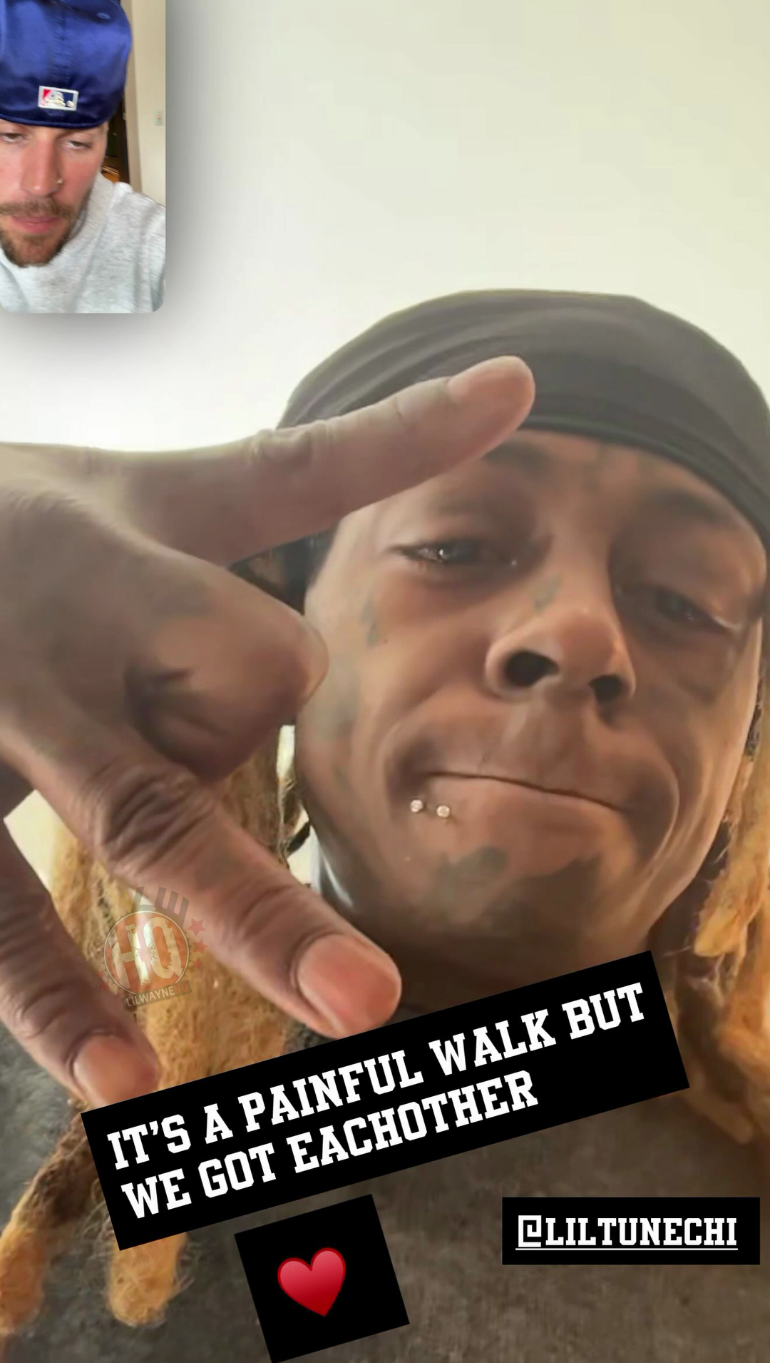 Justin Bieber FaceTimes Lil Wayne, Calls Him The GOAT