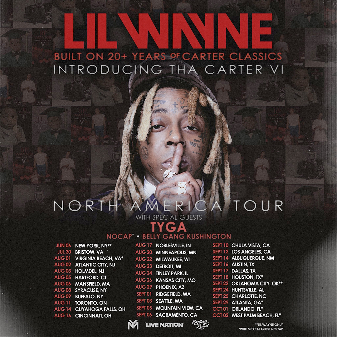 Lil Wayne Announces Tha Carter VI Tour
