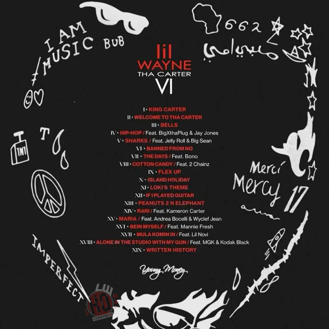 Lil Wayne Tha Carter VI Tracklist