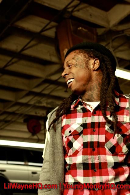 Lil Wayne Photos From The Blood Niggaz Video Shoot