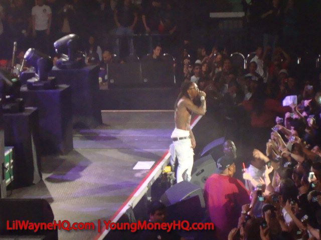 Pictures Of Lil Wayne Performing In Hildalgo Texas On The Young Money Cash Money Tour