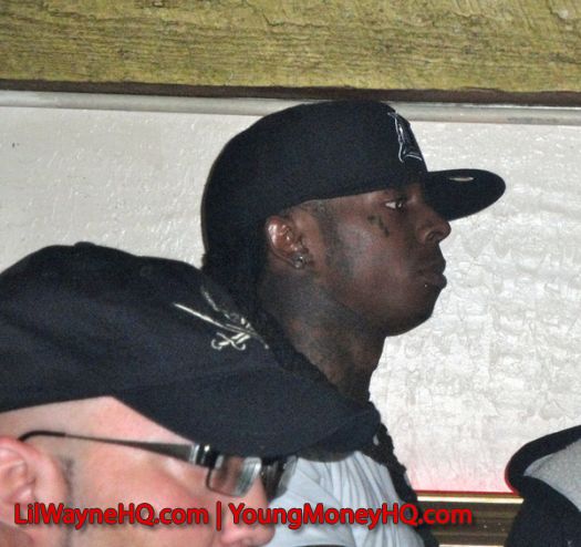 Picture Of Lil Waynes Gun Tattoo On His Neck