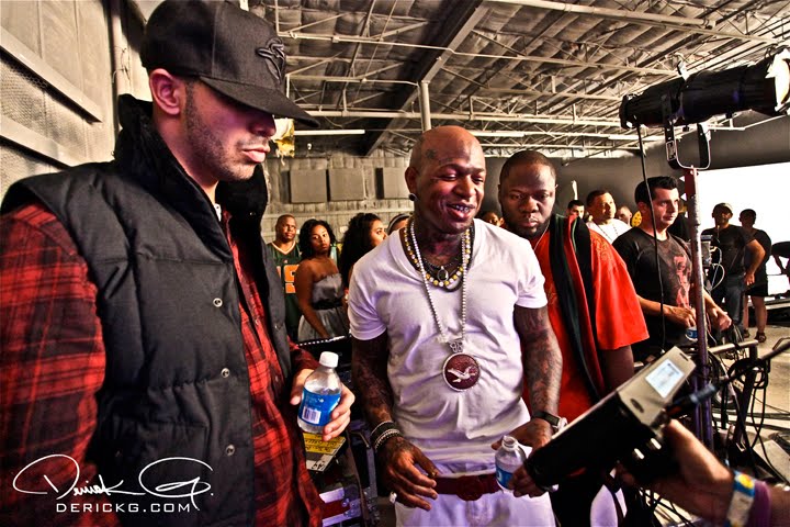 Pictures Of Birdmans 4 My Town Feat Lil Wayne & Drake Video Shoot