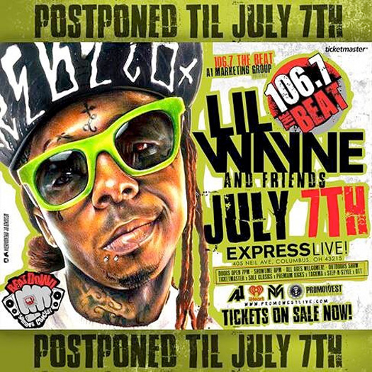 106.7 The Beat Summer Beatdown Concert With Lil Wayne As The Headliner Has Been Postponed