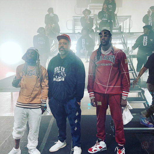 2 Chainz & Lil Wayne Shoot A New Video For Money Maker For 2020 Virtual HBCU Homecoming Performance