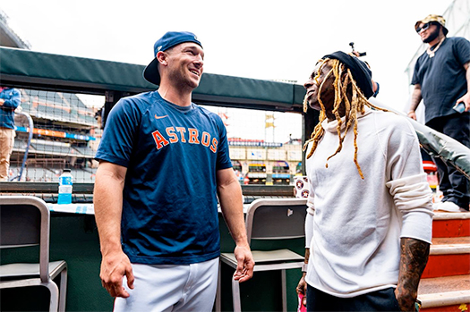 Alex Bregman Talks Meeting One Of The Best Of All Time Lil Wayne, Listening To His Music & More