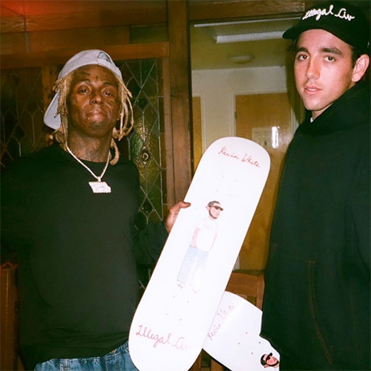 Alex Midler Gifts Lil Wayne With A Package Of Illegal Civilization Clothing