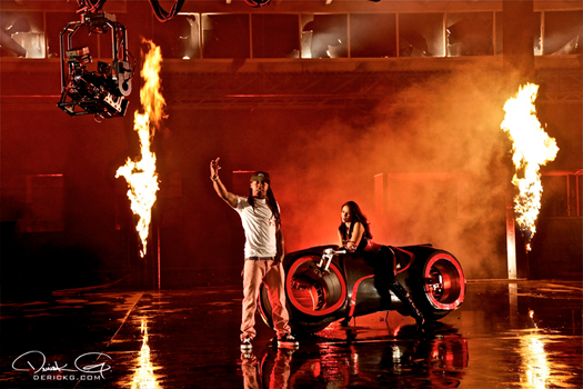 Behind The Scenes Of Birdman & Lil Waynes Fire Flame Remix Video Shoot