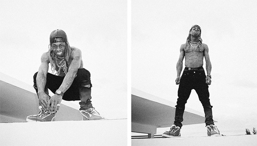 Behind The Scenes Of Lil Wayne Photo Shoot With BAPE & UGG