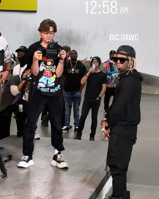 Behind The Scenes Of Lil Wayne & Rich The Kid Trust Fund Video Shoot