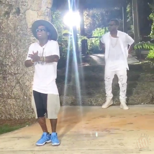Behind The Scenes Of Ray J & Lil Wayne Brown Sugar Video Shoot