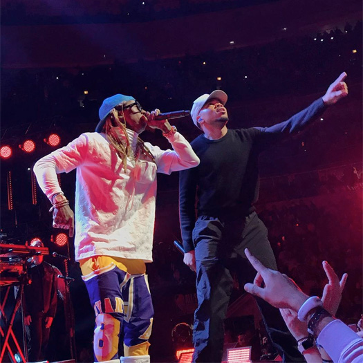 Chance The Rapper & Lil Wayne Perform No Problem Live At NBA All Star Game