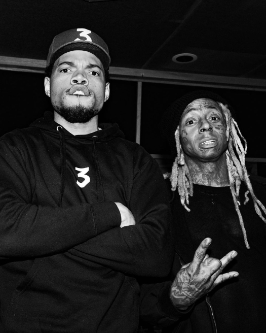 Chance The Rapper & Lil Wayne Hit Up The Studio To Work On Star Line Gallery Album