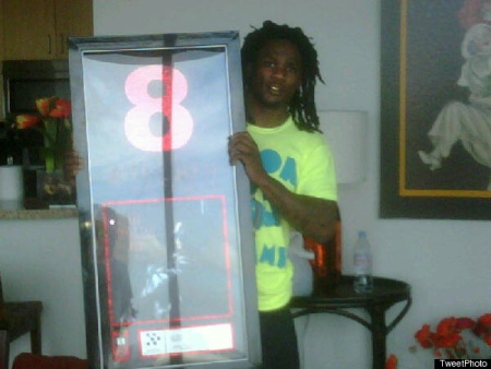 Chris Johnson Shows Off Lil Wayne Gift