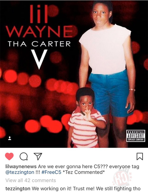 Cortez Bryant Gives An Update On Lil Wayne Tha Carter 5 Album