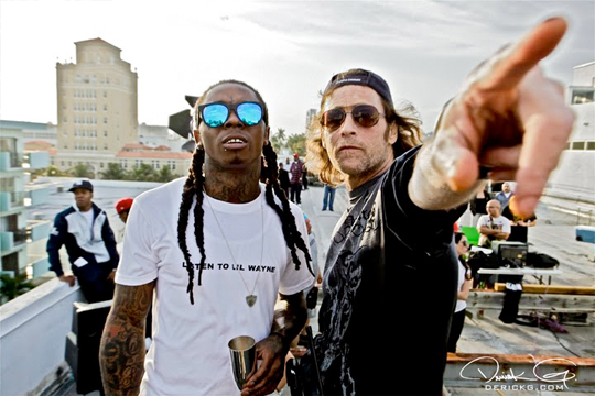 Pictures Of Lil Wayne On The Set For His Da Da Da Music Video