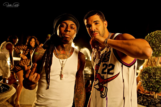 Behind The Scenes Of DJ Khaled, Lil Wayne, Drake & Rick Ross No New Friends Video Shoot