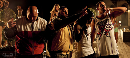 Behind The Scenes Of DJ Khaled, Lil Wayne, Drake & Rick Ross No New Friends Video Shoot