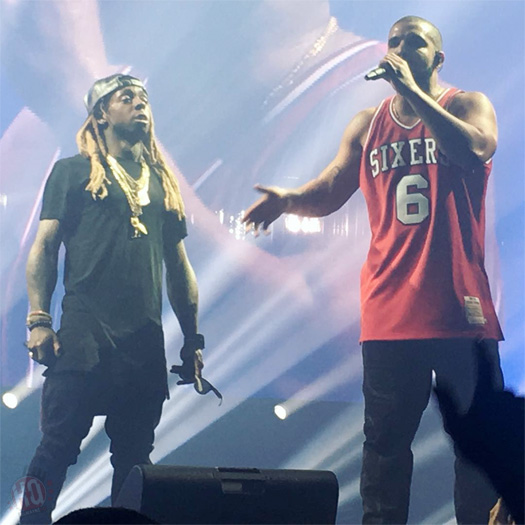 Drake Brings Out Lil Wayne During His Summer Sixteen Tour In Philadelphia, Calls Him The God