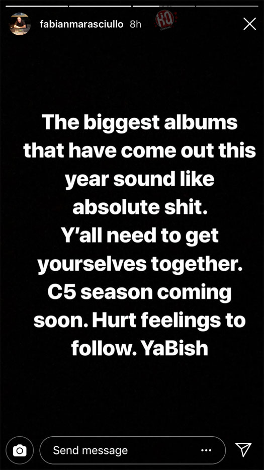 Fabian Marasciullo Says Lil Wayne Tha Carter V Season Is Coming Soon