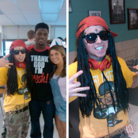 Fans Dress Up As Lil Wayne For Halloween