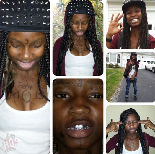 Fans Dress Up As Lil Wayne For Halloween