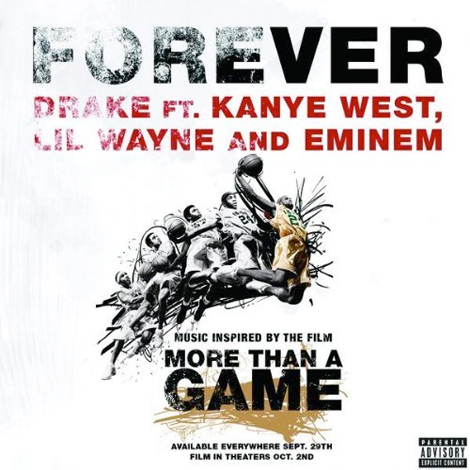 Drake Forever Official Single Cover With Lil Wayne, Kanye West and Eminem
