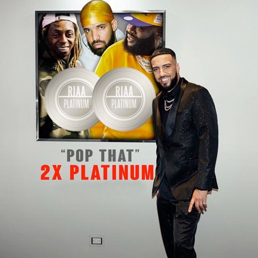 French Montana, Lil Wayne, Drake & Rick Ross Pop That Collaboration Is Now Certified Double Platinum