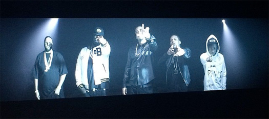 French Montana, Lil Wayne & Rick Ross Shoot A Music Video For Gucci Mane