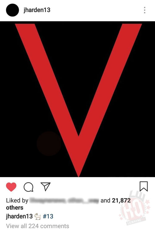 James Harden hinting at the release of 'Tha Carter V' by Lil Wayne