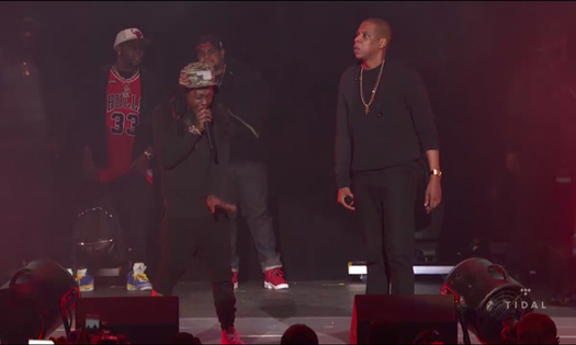 Jay Z & Lil Wayne Perform Hello Brooklyn 2.0 Live At TIDAL X 1020 In New York City