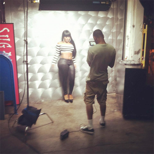Juicy J & Lil Wayne Shoot A Music Video For Bandz A Make Her Dance