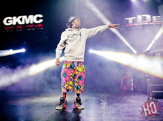 Kendrick Lamar & Lil Wayne Perform At The 2012 Cali Christmas Show