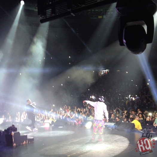 Kendrick Lamar & Lil Wayne Perform At The 2012 Cali Christmas Show