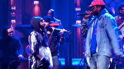 Lil Wayne & 2 Chainz Debut Rolls Royce Weather Everyday Live On NBC Tonight Show