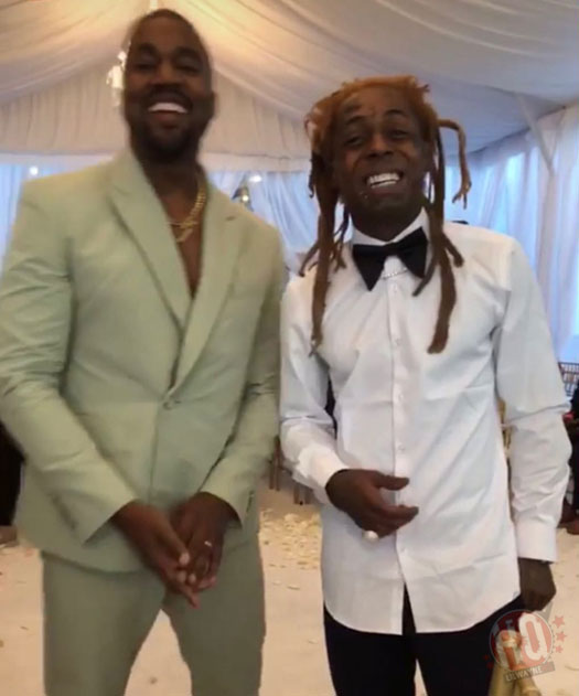 Lil Wayne Attends 2 Chainz & Kesha Ward's Wedding In Miami