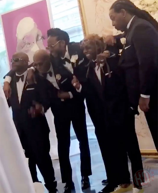 Lil Wayne Attends 2 Chainz & Kesha Ward's Wedding In Miami