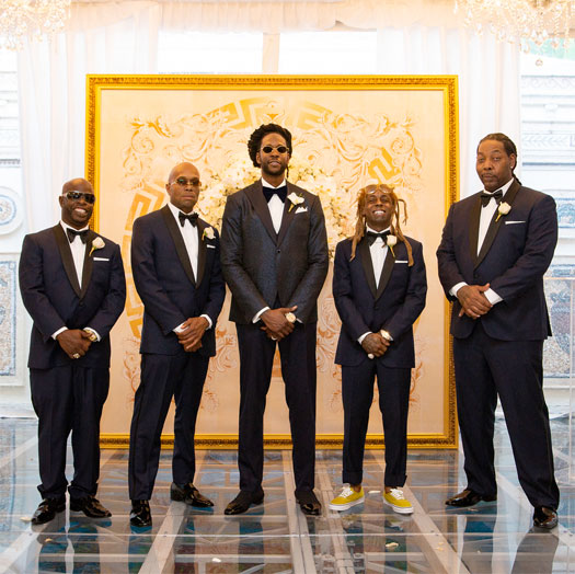 More Pictures Of Lil Wayne & Dolla Boy At 2 Chainz & Kesha Ward Wedding