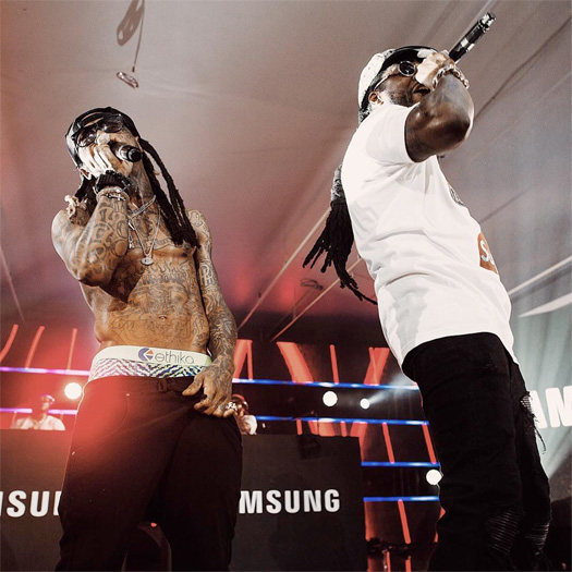 Lil Wayne & 2 Chainz Perform Gotta Lotta On Jimmy Kimmel Live
