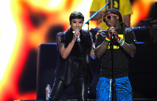 Lil Wayne Performing At The 2012 iHeartRadio Music Festival In Las Vegas