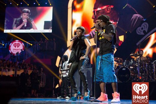 Lil Wayne Performing At The 2012 iHeartRadio Music Festival In Las Vegas