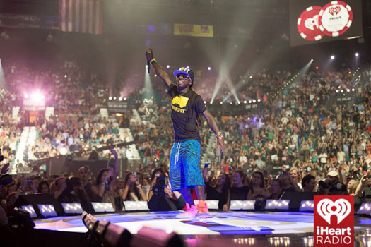 Lil Wayne Performing At The 2012 iHeartRadio Music Festival In Las Vegas